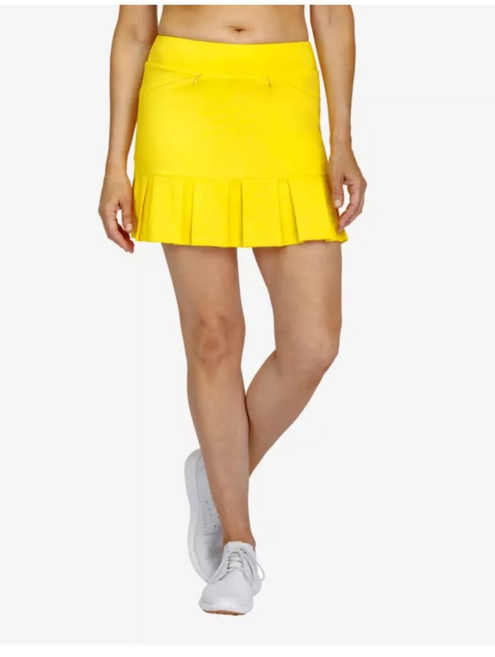 New Tail Artemis Pleated 16" Golf/Pickellball/Tennis Skirt/Skort Yellow Large